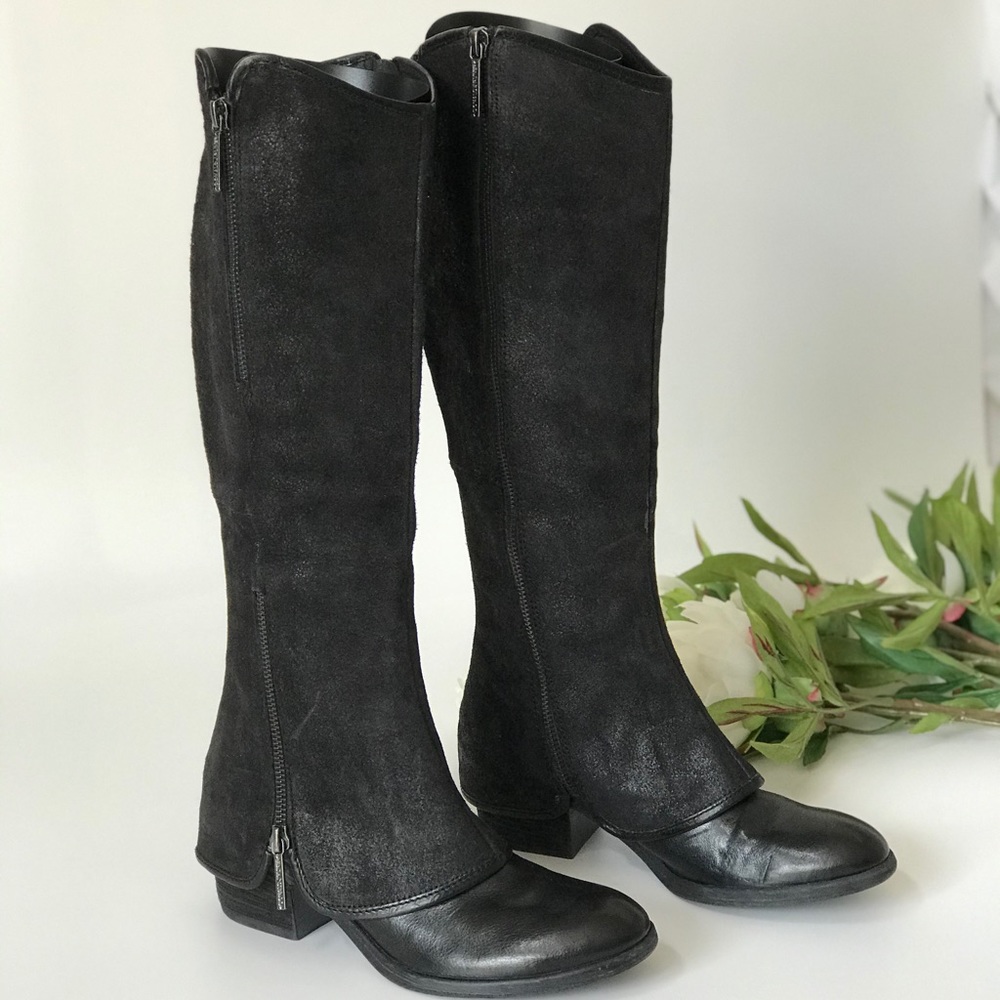 Donald J Pliner Fold over gaiter pant Boots